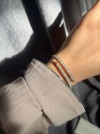 ELENYS Lumina – pozlacený náramek 18K žluté zlato Délka náramku: Průměr 5,2 cm / Pro zápěstí 16-18 cm