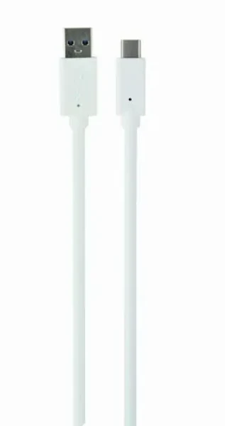 Gembird SKGBCCP-USB3-AMCM-W-10 USB-C kabel bílá / 1x USB-C (M) / 1x USB-A (M) / 3m (CCP-USB3-AMCM-W-10)
