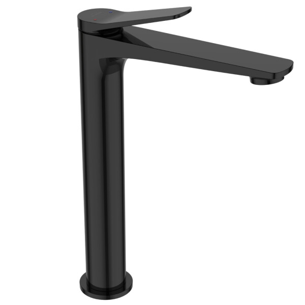INVENA - Umyvadlová vysoká baterie Alonia Trend, černý lesk BU-70-W04-V
