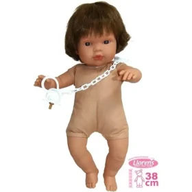 Llorens 385L LOLA - realistická panenka se zvuky a měkkým látkovým tělem - 38 cm