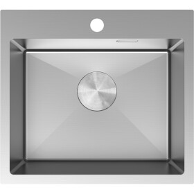MEXEN - Solix ocelový dřez 1-bowl 500 x 450 mm, nerez 6402501000-01
