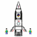 Mamido Magnetická stavebnice Vesmírná raketa 26 dílků