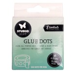Gelové lepicí tečky Studio Light, 4 mm - 110 ks