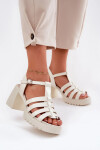 Sandály na podpatku model 212575 Step in style 38