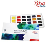 ROSA Studio akvarelové barvy 24x2,5 ml v kartonové krabičce