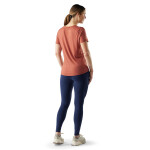 SMARTWOOL Wmns Active Ultralite V-Neck Short Sl, Burnt Sienna (vzorek) velikost: M