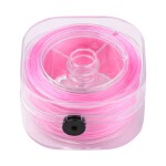 Elastická lycra - ∅ 0,8 mm - růžová - krabička - 90 m - 1 ks