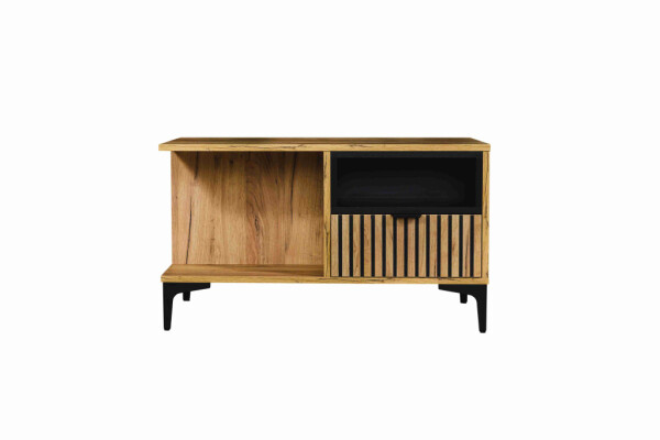 ARTEN (NANO Systems s.r.o.) Konferenční stolek Piano 1S zlatý dub/černá