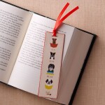 Rifle Paper Co. Záložka do knihy Dogs, béžová barva, textil