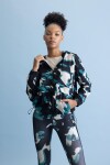 DEFACTO Fit Loose Fit Camouflage Patterned Hooded Athlete Sweatshirt