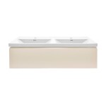 Koupelnová skříňka s umyvadlem SAT Feel 120x30x44,8 cm pískově béžová mat SATFEEL120BEU4 SATFEEL120BEU4