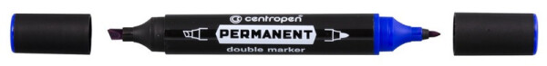 Centropen 1666 Permanent Double Marker - modrý
