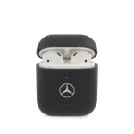 Mercedes Kožené pouzdro pro Apple AirPods 1/2 MEA2CSLBK