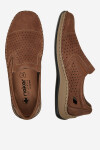Polobotky Rieker 05286-24 Přírodní kůže (useň) - Nubuk
