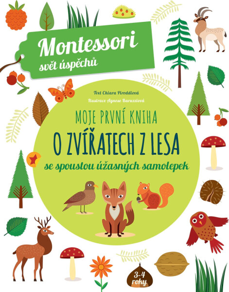 Moje první kniha zvířatech lesa