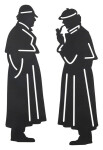Záložky mosazné 2ks Sherlock Holmes