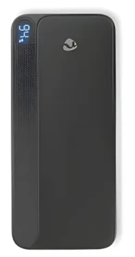 Nedis Powerbanka 20000 mAh / Powerbanka / PD 20W / 2x USB-A + 1x USB-C / LED displej (PBKPD20W225BK)