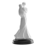 Dortisimo Dekora figurka bílá Líbající se novomanželé 21 cm