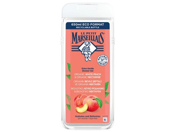 Le Petit Marseillais sprchový gel White Peach 650 ml