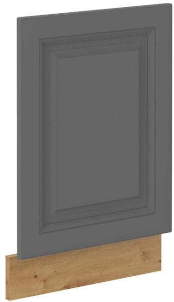 Dvířka na vestavnou myčku nádobí Stilo ZM 570x446 Barva korpusu: Dub artisan, Barva dvířek: Dust Grey
