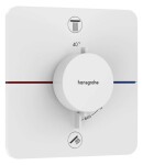 HANSGROHE - ShowerSelect Comfort Q Termostatická baterie pod omítku, pro 2 spotřebiče, matná bílá 15586700