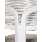 Dětská židle, šedá síťovina, černý plastový kříž, kolečka na tvrdé podlahy