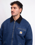 Carhartt WIP OG Detroit Jacket Blue/Black stone washed M