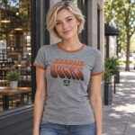 Dámské tričko Anaheim Ducks NHL Letter Ringer Velikost: S