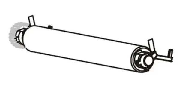 Zebra platen roller / Přítlačný válec tiskárny / pro GX420d / standardní provedení (105934-034)