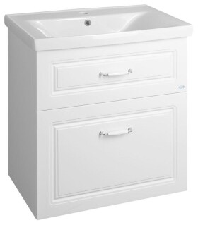 AQUALINE - FAVOLO umyvadlová skříňka 67x72,5x44,6cm, bílá mat FV270
