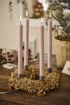 Ib Laursen Adventní svíčky 1-4 Rosa Malva – set 4 ks, růžová barva, vosk