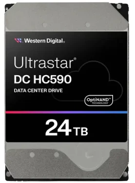 WD Ultrastar DC HC590 (0F65642) 24TB / HDD / 3.5" SATA III / 7 200 RPM / 512MB cache / 5y / pro datová centra (0F65684)