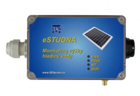 Zařízení pro hlídání hladiny eSTUDNA SOLAR (WiFi), 0-5 m