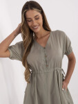 Šaty 217 SK 25663.03 khaki