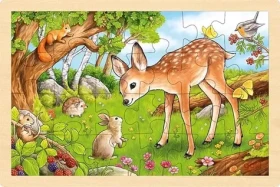 GOKI Dřevěné puzzle Koloušek
