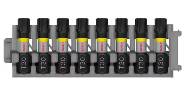 BOSCH Sada bitů PRO Impact T30 / Sada bitů / Torx T30 / 8 ks (2608522382)