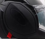 Překlápěcí helma Xrc Fronter black matt - S / černá