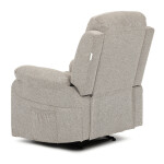 Polohovací křeslo, béžová, látka, TV-4086 LAN2