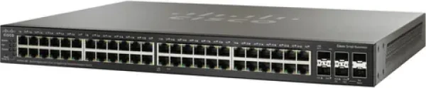 Cisco SG550X-48P / Gigabit Switch / 48x RJ-45 / 2x SFP+ / 2x Combo 10 Gbit SFP+ / USB / PoE / QoS / VLAN (SG550X-48P-K9-EU)