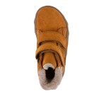 Dětské zimní barefoot boty ZERU TEX FURRY Cognac Froddo G2110151-2 - 25