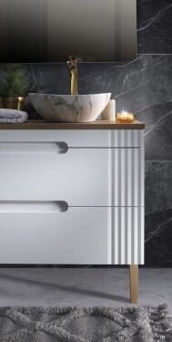 COMAD - Skříňka pod umyvadlo 120cm 2 zásuvky FIJI WHITE 5907611656693