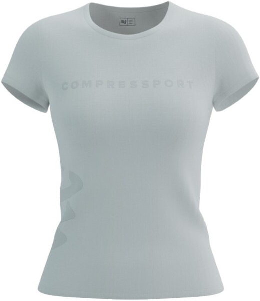 Běžecké tričko Compressport Logo SS Tshirt W - WHITE Velikost textilu: M