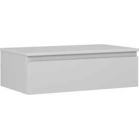 MEXEN/S - Orio koupelnová skříňka pod umyvadlo 80 cm s deskou, 1 šuplík, šedá mat 91A10-08023-1-BFC62