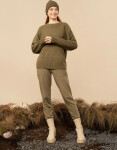 Dámský svetr Outhorn OTHAW22TSWEF003 khaki khaki