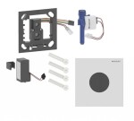 GEBERIT - Elektronické ovládání splachování pisoárů typ 40, bateriové napájení, easy to clean, Bluetooth, matná bílá 116.034.JT.1