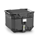Obkev42B černý horní kufr Givi Trekker Outback Evo hliníkový (Monokey topcase), bez zámku, 42 l.