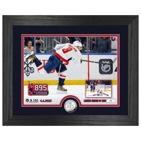 Obraz Washington Capitals NHL Alex Ovechkin 895 Goals Record Silver Coin