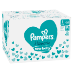 Pampers Harmonie Plenky Velikost 1, 180 Plenek, 2kg-5kg