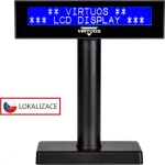 Virtuos FL-2026MB / Zákaznický displej / 2x20 znaků / RS-232 / černý (EJG0010)