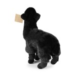Plyšová lama alpaka černá 23 cm, ECO-FRIENDLY